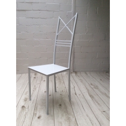 Komplet stół 80x80 cm  i 4 krzesła  Profil z siedziskami metalowymi